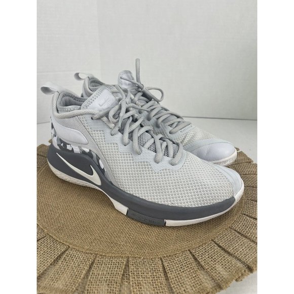 Nike Zoom Lebron Witness 2 Men SIZE 9 Basketball Shoes Cool Gray 942518-002 main image 8